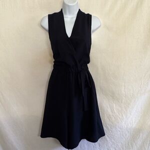 C-48 Studio One Black Sleeveless One Piece Summer Romper Size 8